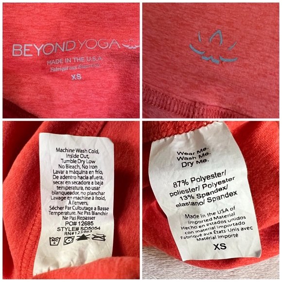 Beyond Yoga Spacedye 7” Biker Short size xs xsmall - Picture 4 of 5